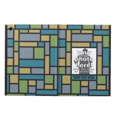 YOUR PHOTO in Geometric Pattern custom cases iPad Air Case