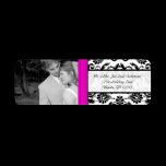 Your Photo Wedding Fuchsia Vintage Damask