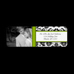 Your Photo Wedding Vintage Apple Green Damask