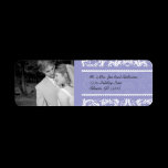 Your Photo Wedding Vintage Black Damask