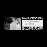 Your Photo Wedding Vintage Black Damask