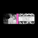 Your Photo Wedding Vintage Pink Damask