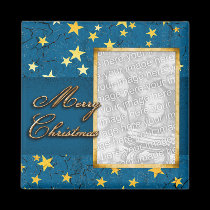 Your Photo with Christmas Stars magnets