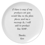 Your Plate Request