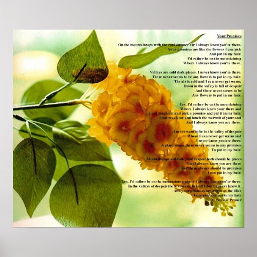 your promise print