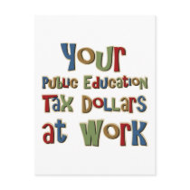 Your Public Education Tax Dollars postcards