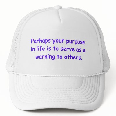 Your Purpose in Life Hat by teestyles
