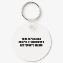 Your Republican bumper sticker won't get you into  keychains