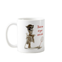 Your Risk Badminton Pirate Mugs