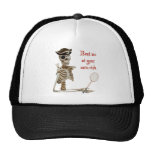 Your Risk Badminton Pirate Trucker Hats