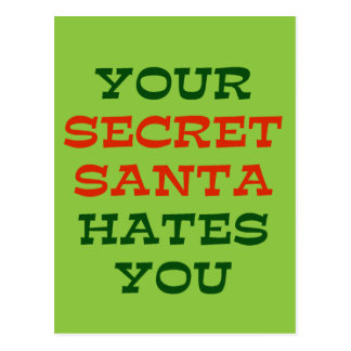 Funny Secret Santa Cards | Zazzle