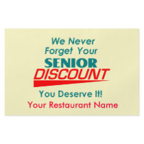 YOUR Senior Discount Flyer
