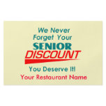 YOUR Senior Discount Flyer
