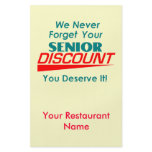 YOUR Senior Discount Flyer