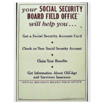 Your Social Security Board Field Office Flyer Design