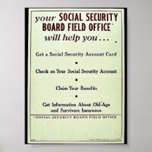 Your Social Security Board Field Office Poster