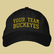 Your Team Name Buckeyes Embroidered Ball Cap embroidered hats