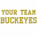Your Team Name Buckeyes Embroidered Track Jacket embroidered shirts by TeeShirtsTShirts Your Team Name Buckeyes Embroidered Track Jacket embroidered shirts