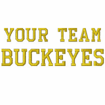 Your Team Name Buckeyes Embroidered Track Jacket embroidered shirts