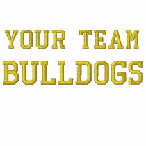 Your Team Name Bulldogs Embroidered Polo Shirt embroidered shirts