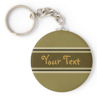 Your Text Customize Keychain Elegant Style