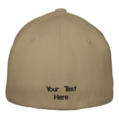 Your Text Here Embroidered Hat by AutismZazzle