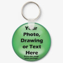 Your Text Here keychain