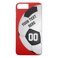 Your Text, Number and Colors SOCCER Phone Cases