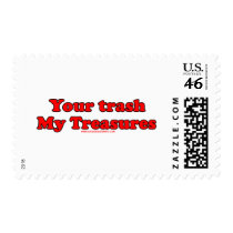 Your Trash My Treasures Postage Stamp