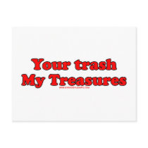 Your Trash My Treasures Postcard
