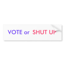 Your two election choices - bumper sticker bumper stickers by Horseshoes3 Your two election choices - bumper sticker bumper stickers