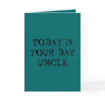 YOUR UNCLES FATHERS DAY CARDS
