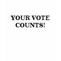 YOUR VOTE COUNTS! t-shirts by paintingpiep YOUR VOTE COUNTS! t-shirts