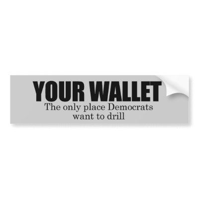 Your Wallet Bumper Sticker by Politicaltshirts