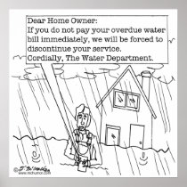 Your Water Bill Is Over Due Print
