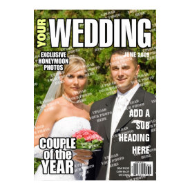 Your Wedding Fake Magazine Cover print
