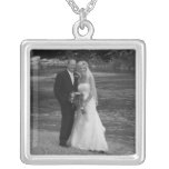 Your Wedding Photo Sterling Silver Necklace
