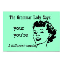 Your, You're Poster posters