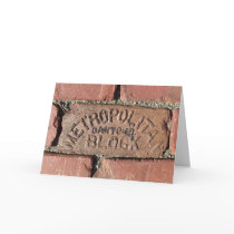 You're a Brick - Thank You Card