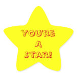 You're A Star Star Stickers