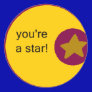 You're a star! Sticker