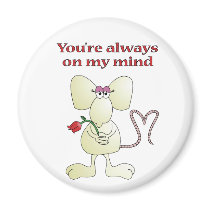 "You're always on my mind rat" magnet by dactnl "You're always on my mind rat" magnet