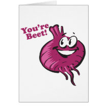 Youre Beat funny beet cartoon cards