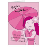 You're Cute - Sakura card