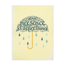 You're Depressing Post Card