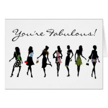 You're fabulous greeting card