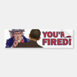 You're Fired! Anti Obama Design Bumper Stickers