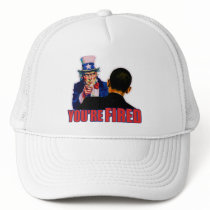 You're Fired! Anti Obama Design Mesh Hat