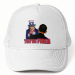 You're Fired! Anti Obama Design hats