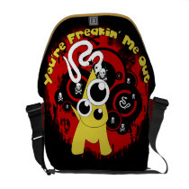 You're Freakin Me Out Rickshaw Messenger Bag messenger bags
